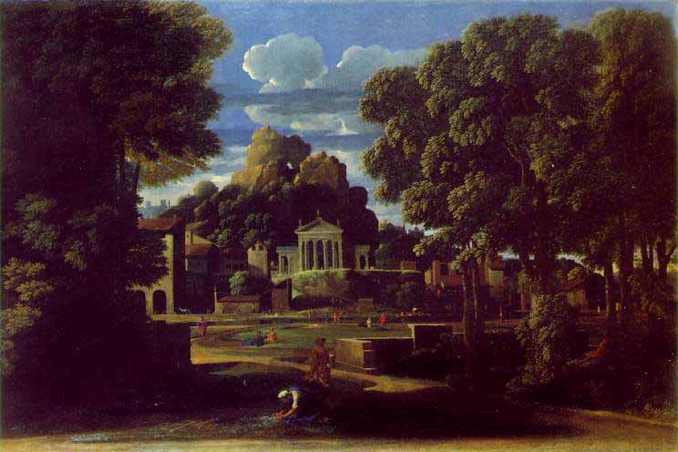 Nicolas Poussin Landscape with the Ashes of Phocion